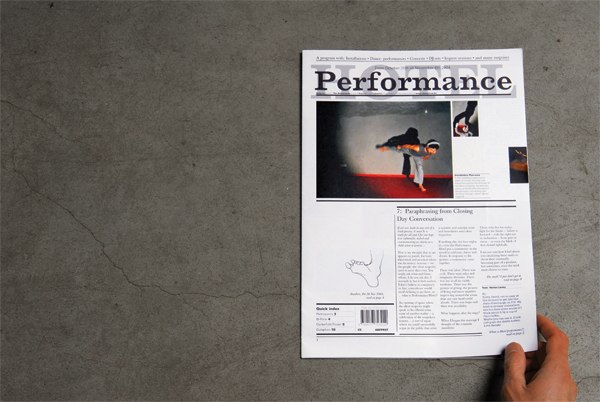 Performance Hotel Journal front page