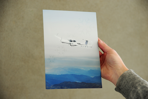 Sabena Flight Academy Christmass Card