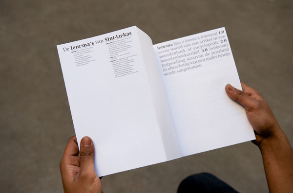 Sint Lukas Book Lemma